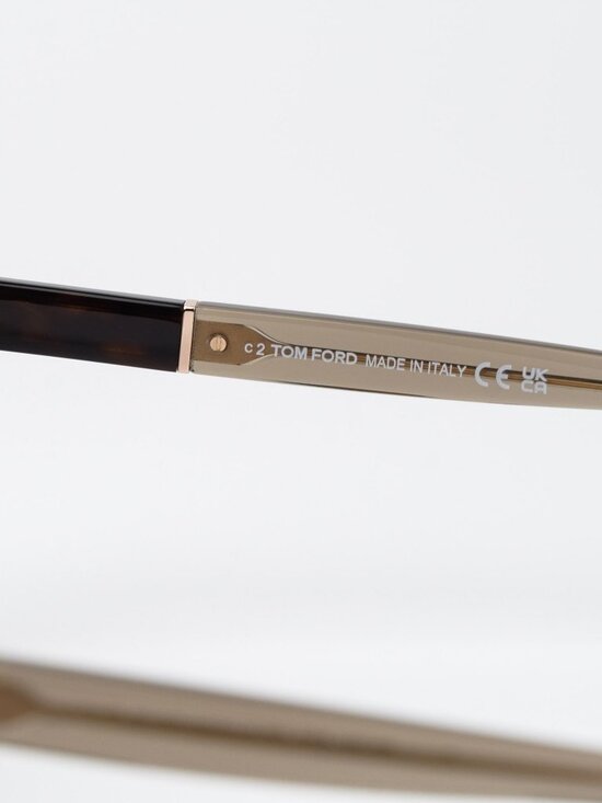 Tom Ford FRANCES Women Sunglasses Havana Brown Photochromic Square FT1081/S 52E main image 5